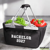 Einkaufskorb faltbar Bachelor 2027 Abschluss 20 Liter...