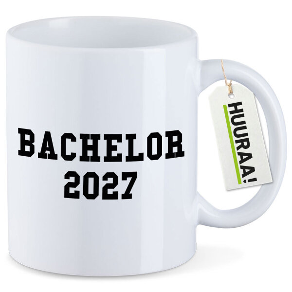 Kaffeetasse Bachelor 2027 Abschluss 330ml