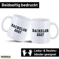 Kaffeetasse Bachelor 2027 Abschluss 330ml