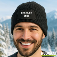 Beanie Geselle 2025 Ausbildung Black Mütze