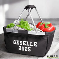 Einkaufskorb faltbar Geselle 2025 Ausbildung 20 Liter...