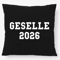 Kissen Geselle 2026 Ausbildung 40x40cm