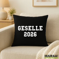 Kissen Geselle 2026 Ausbildung 40x40cm