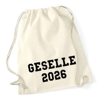 Turnbeutel Geselle 2026 Ausbildung 12 Liter
