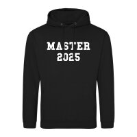 Unisex Hoodie Master 2025 Abschluss Größe S-3XL