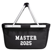 Einkaufskorb faltbar Master 2025 Abschluss 20 Liter...