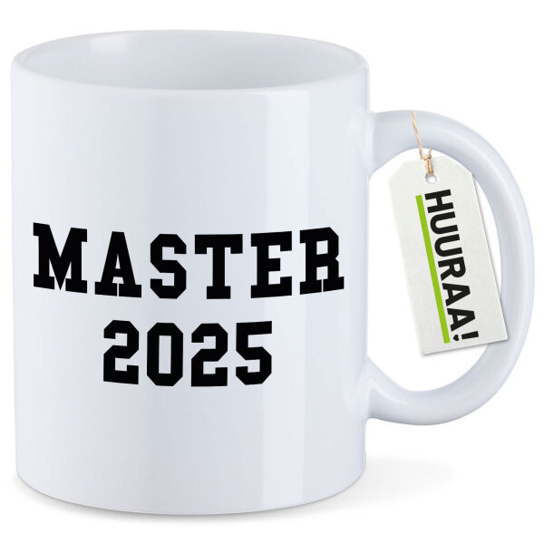 Kaffeetasse Master 2025 Abschluss 330ml