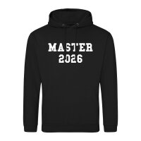 Unisex Hoodie Master 2026 Abschluss Größe S-3XL