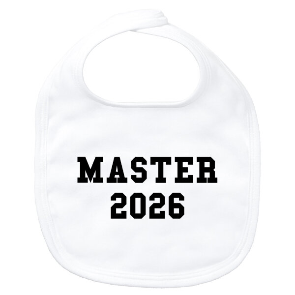 Baby Lätzchen Master 2026 Abschluss