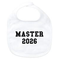 Baby Lätzchen Master 2026 Abschluss Klettverschluss