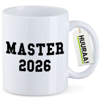 Kaffeetasse Master 2026 Abschluss 330ml