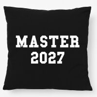 Kissen Master 2027 Abschluss 40x40cm