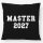 Kissen Master 2027 Abschluss 40x40cm