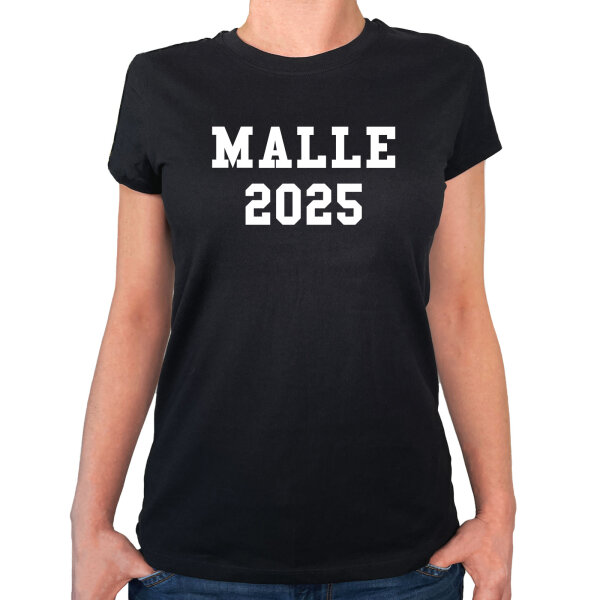 Damen T-Shirt Malle 2025 Mallorca Größe XS-XXL