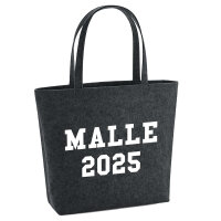Filzshopper Malle 2025 Mallorca 22 Liter Filztasche