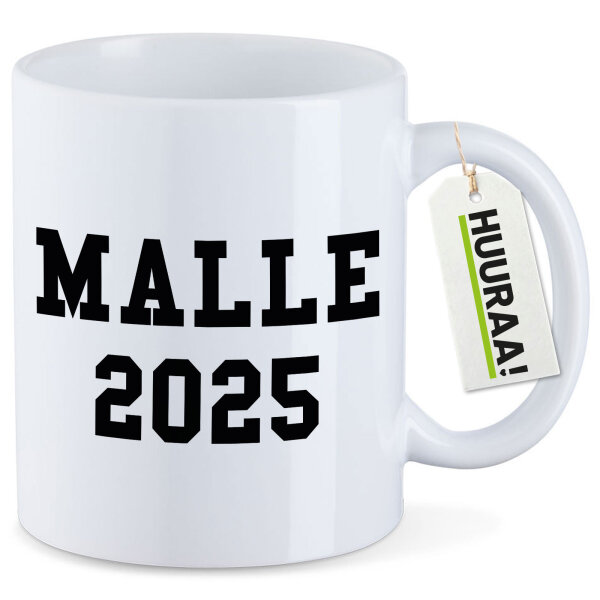 Kaffeetasse Malle 2025 Mallorca 330ml