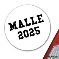 Aufkleber Malle 2025 Mallorca 10cm Sticker