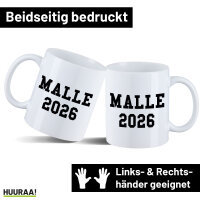 Kaffeetasse Malle 2026 Mallorca 330ml