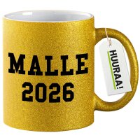 Glitzertasse Malle 2026 Mallorca 330ml