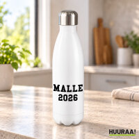 Trinkflasche Malle 2026 Mallorca, 500 ml
