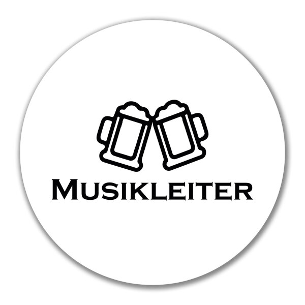 Aufkleber Musikleiter Schützenfest 10cm Sticker