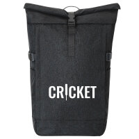 Kurierrucksack Cricket Schriftzug 30-44 Liter Black Melange