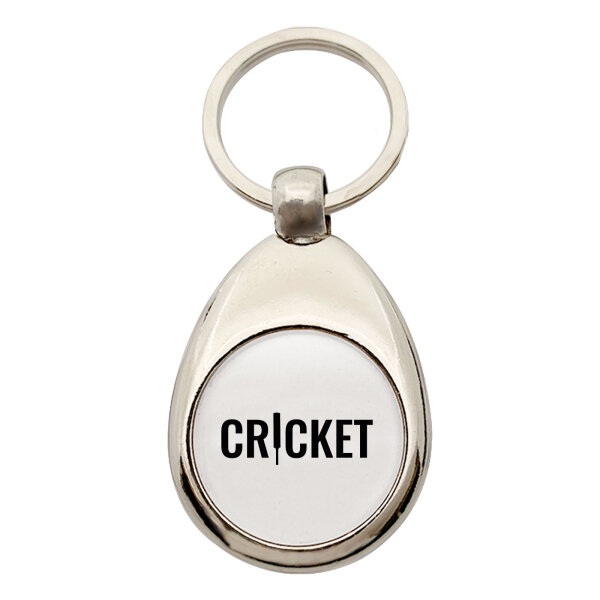 Schlüsselanhänger Cricket Schriftzug