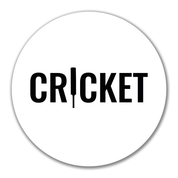 Aufkleber Cricket Schriftzug 10cm Sticker