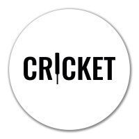 Aufkleber Cricket Schriftzug 10cm Sticker