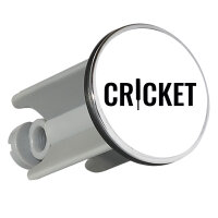 Waschbeckenstöpsel Cricket Schriftzug 4cm...