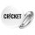 Button Cricket Schriftzug