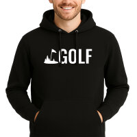 Unisex Hoodie Golf Schriftzug Größe S-3XL