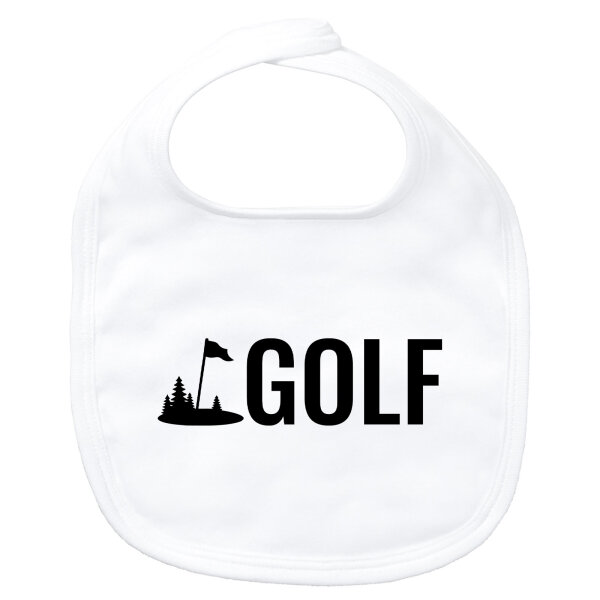 Baby Lätzchen Golf Schriftzug
