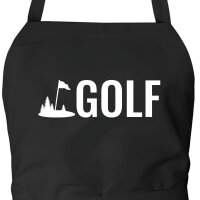 Schürze Golf Schriftzug