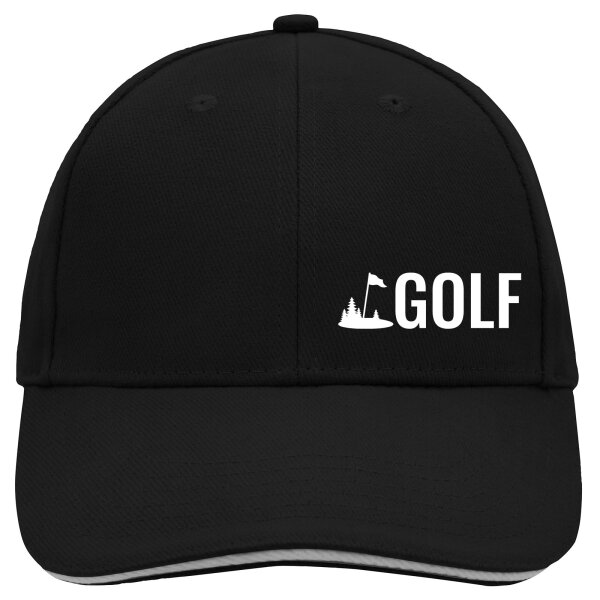Cappy Mütze Golf Schriftzug