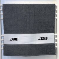 Handtuch Golf Schriftzug 50x100cm