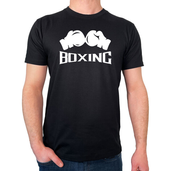 Herren T-Shirt Boxing Boxhandschuhe Größe S-3XL