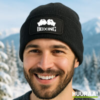 Beanie Boxing Boxhandschuhe Black Mütze