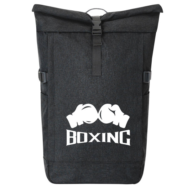Kurierrucksack Boxing Boxhandschuhe 30-44 Liter Black Melange