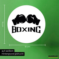 Aufkleber Boxing Boxhandschuhe 10cm Sticker