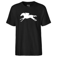 Herren T-Shirt Pferderennen Silhouette Größe...