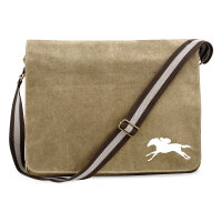 Umhängetasche Pferderennen Silhouette 14 Liter