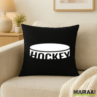 Kissen Hockey Puck 40x40cm
