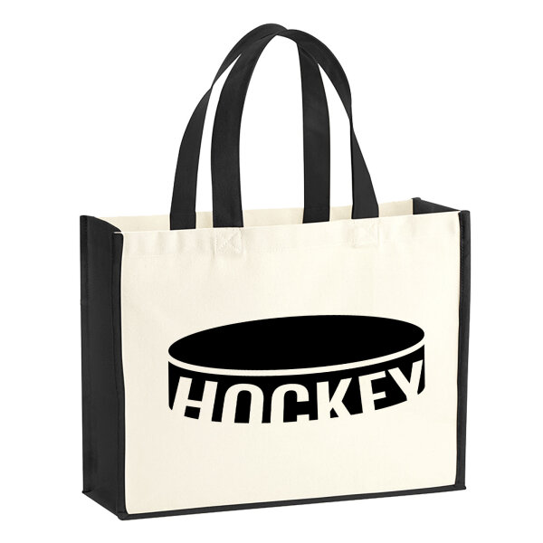 Jutetasche Hockey Puck 21 Liter Black