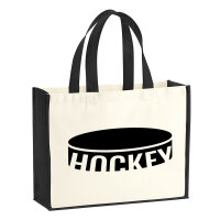 Jutetasche Hockey Puck 21 Liter Black