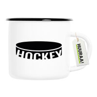 Emaille Tasse Hockey Puck 300ml Vintage Emaille Becher