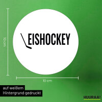 Aufkleber Eishockey Hockey 10cm Sticker