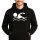 Unisex Hoodie Schwimmen Silhouette Größe S-3XL