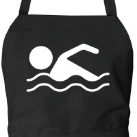 Schürze Schwimmen Silhouette
