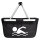 Einkaufskorb faltbar Schwimmen Silhouette 20 Liter Tragekorb Black